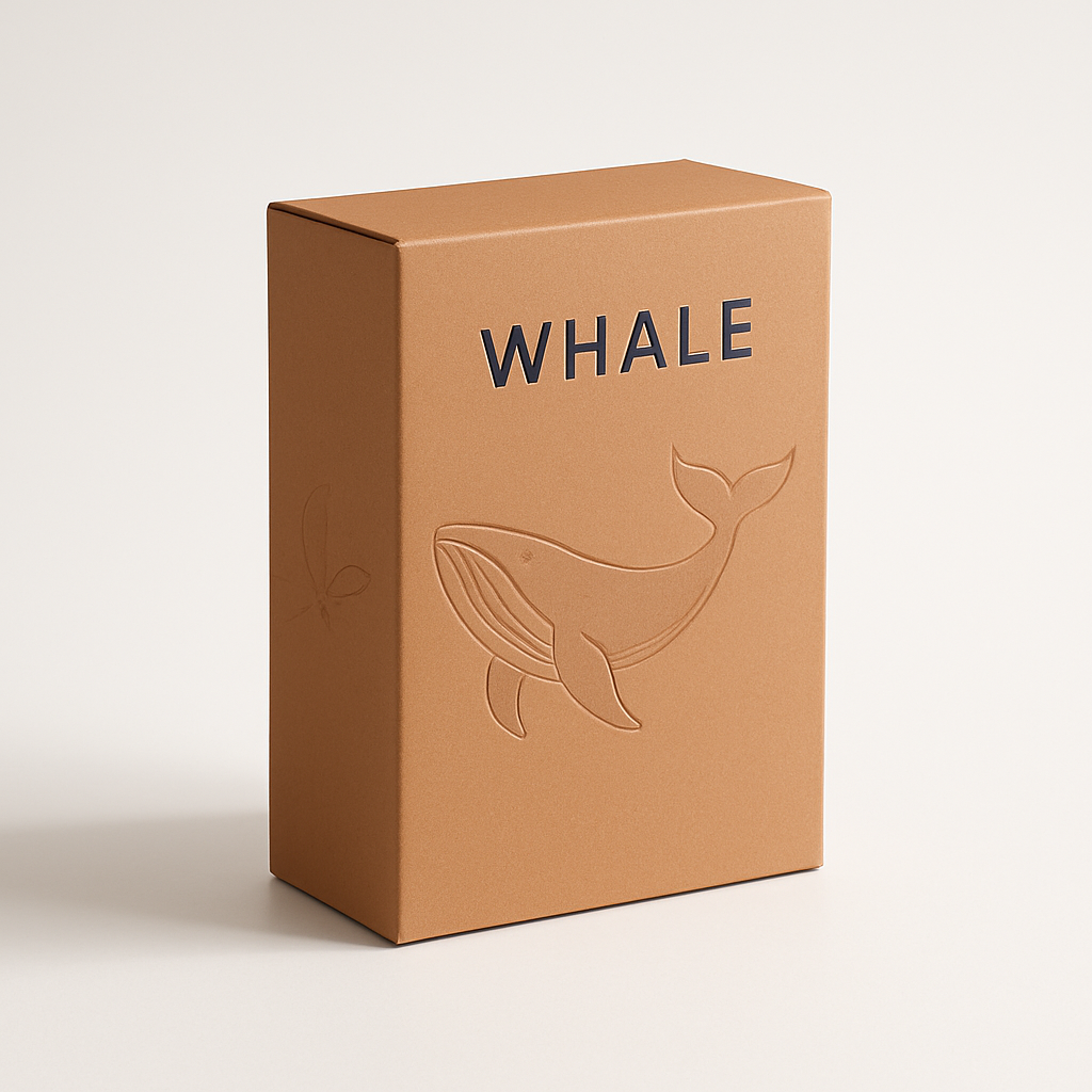 Packaging Design — whale category example