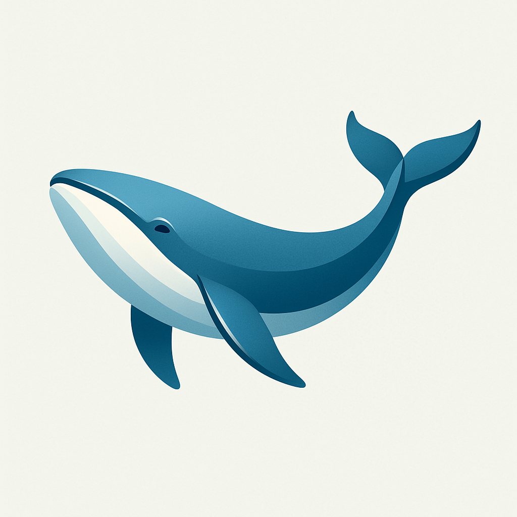 Web Graphics — whale category example